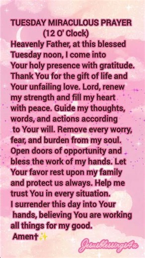 Tuesday 12 PM Prayer 🙏 Midday Devotion for Peace & Breakthrough
