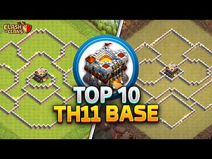 TOP 10! BEST Town Hall 11 (TH11) Base Layouts + Copy Link 2026 | TH11 WAR BASE | Clash of Clans