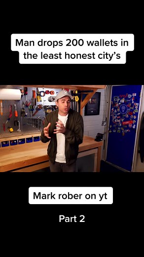Such a cool social experiment #socialexperiment #wallets #markrober #city #honest #fyp #viral