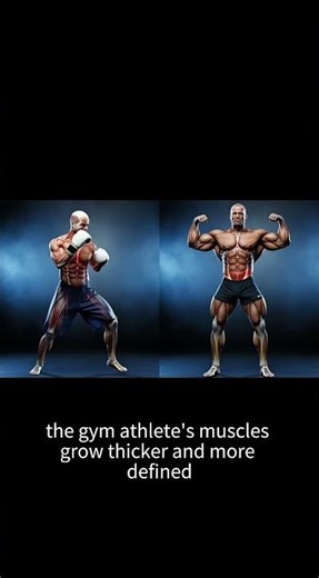 Boxing vs Gym,Who get a better body shape #shorts