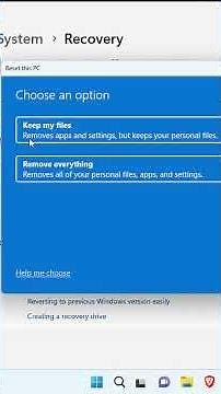 Comment réinitialiser votre PC Windows #maroc #pc #المغرب #laptop #desktop #windows11