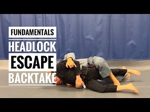 BJJ - Headlock Escape to Back Control | A Great Self-Defense Technique