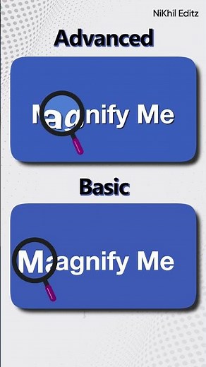 Magnifying Glass Animation in After Effects | Basic vs Advanced Motion Design