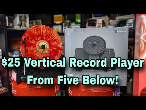 $25 Vertical Record Player from Five Below!
