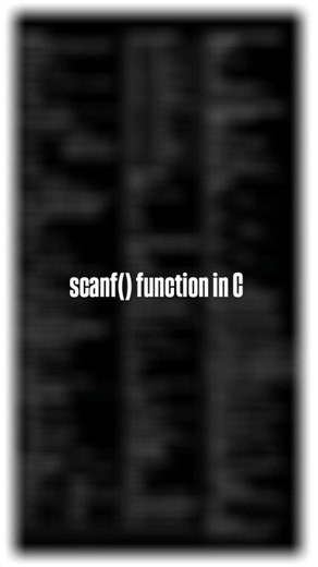 scanf() Function in C Explained | C Programming Basics 🔥 #shorts #coding #getcode #codewiz