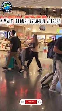 Istanbul Airport Aesthetic Walkthrough ✨ #shorts