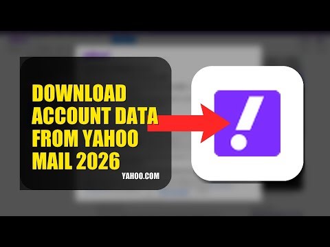 How To Download Account Data From Yahoo Mail 2026 (STEP BY STEP)