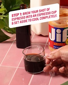 1.9K views · 153 reactions | We'll have a grande (16oz) Shaken Jif-spresso, extra Jif. Hold the whip. | Jif | Facebook