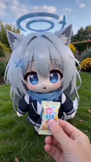 cute squishy shiroko. #shorts #cute #ai #foryou