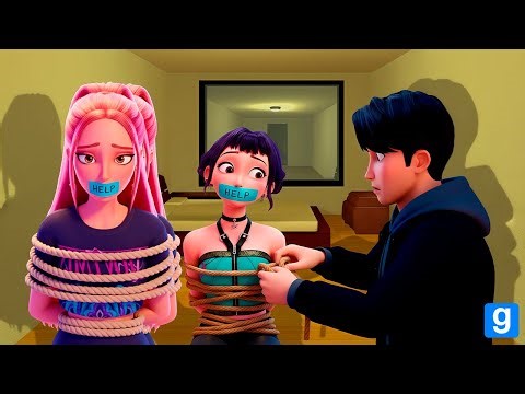 😳GINU SAVES RUMI AND ZOE FROM ABDUCTION FROM K-POP HUNTERS In Garry's Mod