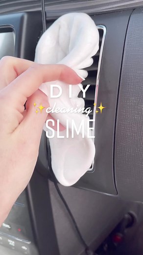 DIY Car Cleaning Slime Recipe for Fine Crevices and Vents
