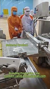 The Breading Production Line #machine #food