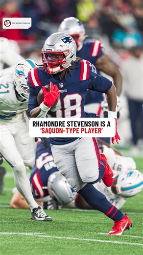 NBC Sports Boston on Instagram: "Brian Hoyer sees similarities between Rhamondre Stevenson and Saquon Barkley 👀 Listen to the full episode of The Quick Snap with Brian Hoyer and David Andrews 📺 Check out the full pod at the link in bio Presented by @fwwebbco"