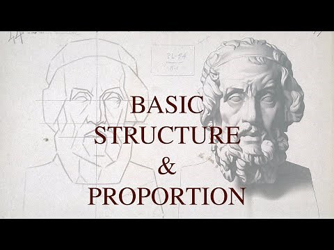 Greek Sculpture Cast Drawing - step by step guide to face structure and proportion for beginners