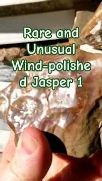 Rare and Unusual: Wyoming's Wind-polished Jasper Geologic Treasure for Rockhounds / Collectors 1