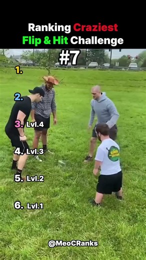 Ranking Craziest Flip & Hit Challenge #usa