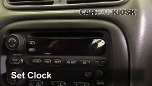 How to Set the Clock / Change Time on a 2001 Oldsmobile Alero GL 2.4L 4 Cyl. Sedan (4 Door)