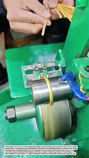 Amazing Plastic Cable Tie Cutting Machine Process | Smart Manufacturing Technology.