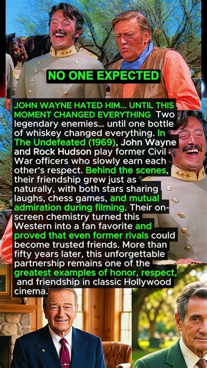 🤠 John Wayne Couldn’t Stop Laughing… The Rock Hudson Moment Hollywood Never Forgot #shorts