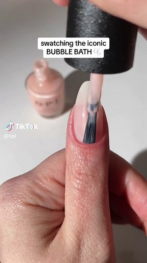 Celebrate #NationalBubbleBathDay Everyday with OPI Bubble Bath | Natural Nails