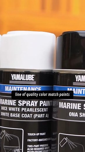 7.9K views · 69 reactions | Yamalube offers a full line of quality color match paints for easy touch ups! Head to your local dealer for the perfect paint match for your Yamaha engine. Watch more at https://youtu.be/Zqr2lY9damY | Yamaha Outboards | Facebook