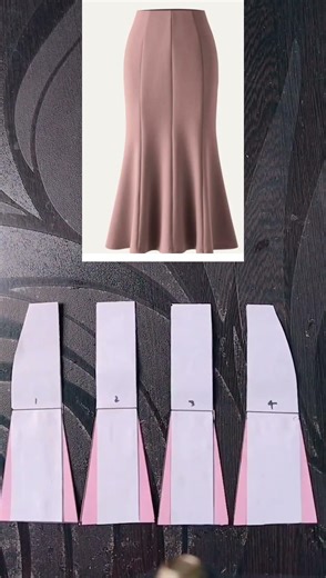 Flare skirt pattern drafting very easy method #sewingpattern #fashiontrends