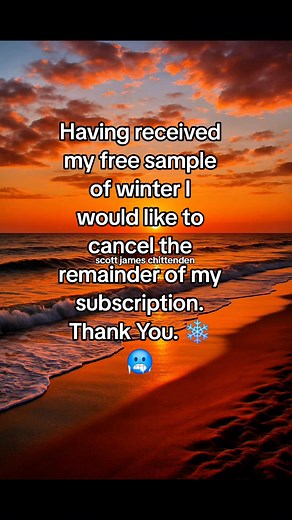 Cancel it | Scott James Chittenden