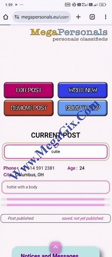 Verified Mega Personals Account 2025 | Cómo comprar una cuenta Megapersonals | MegaGix.Com | ID 2041