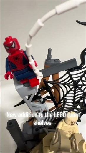 LEGO Epic Battle: Spiderman vs. Sandman🕷️🕸️#lego #legospiderman #legomarvelsuperheroes