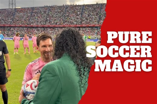 Lionel Messi creates a magical moment in Medellín by setting up René Higuita for a scorpion kick