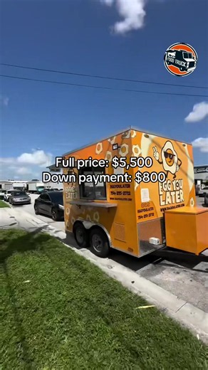 Fully equipped food trailer for sale. #FoodTruckLife #FoodTruck #FoodTruckUSA #StreetFood #food