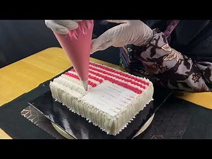 Kek Bendera Malaysia! Happy 64th Independence Day Malaysia! Merdeka!