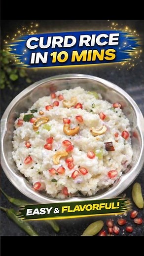 Curd Rice in 10 Minutes 😍 | EazyCooking4U