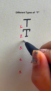143K views · 1.4K reactions | Different Types of “T”. . . . . . . . ....