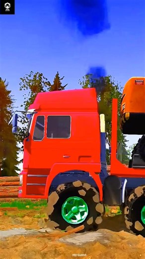 Extreme MudRunner Gameplay 🚚 | Offroad Truck in Deep Mud! #mudrunner #shorts