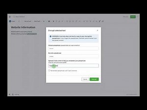 Encrypt text within a note for advanced content protection