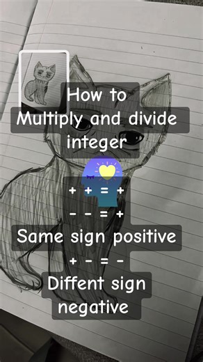 🔢 Multiplication & Division Rules of Integers \t1.\tSame Signs → Positive ( ) ✅ ( ) × ( ) = ( ) ✅ (–) × (–) = ( ) ✅ ( ) ÷ ( ) = ( ) ✅ (–) ÷ (–) = ( ) 👉 Example: (–3) × (–4) =  12 \t2.\tDifferent Signs → Negative (–) ⚠️ ( ) × (–) = (–) ⚠️ (–) × ( ) = (–) ⚠️ ( ) ÷ (–) = (–) ⚠️ (–) ÷ ( ) = (–) 👉 Example: (–5) × ( 2) = –10 #TeacherLife #6thGradeVibes #fyp #xyzbca #fypシ
