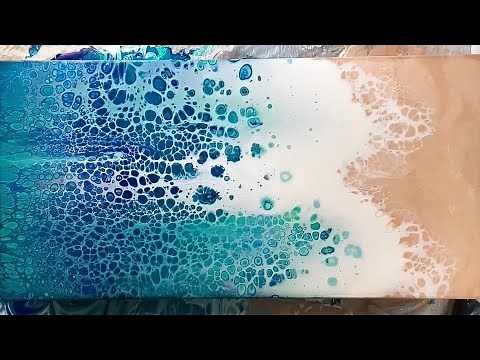 Ocean Swipe Fluid Art | DETAILED Tutorial