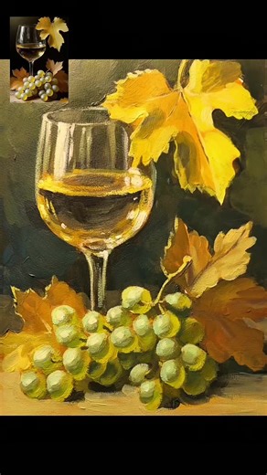 How to Paint a Still Life with Grapes with Acrylic Paints#paintingart #paintingprocess #arttutorial #paintingtechniques #acrylicpainting