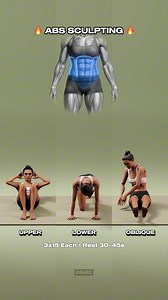 285K views · 5.4K reactions | 12 Abs Exercises (Upper, Lower, Obliques) | DEMIC | Facebook