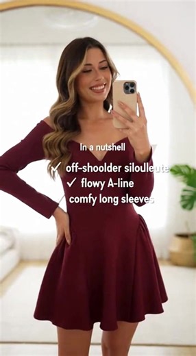 High-waisted A-line goodness 🎉 This flared skirt hides tummy troubles and looks cute! #womensclothes#TikTokshopBlackFriday #tiktokshopcybermonday #tiktokmademebuyit #dress