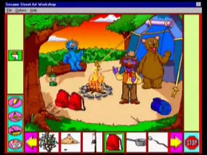 Let's Play Sesame Street Art Workshop Part 2