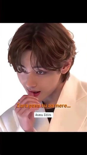 Try not to blush 🌚✨“Tere Liye” hits different with V’s vibe 💜#BTS #V #Edit TereLiye #Love #Aamu_Edit