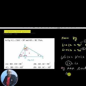 Class 10 Maths | Triangles Exemplar Important Question | Fast Trick 🔥 #cbse2026 #cbseboard #maths