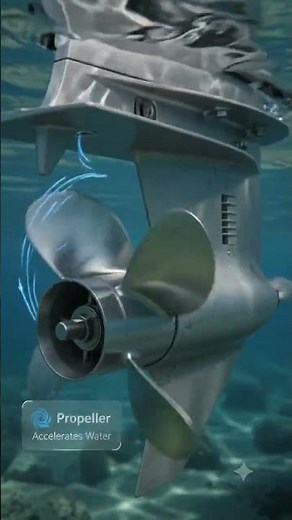 POV: How an Outboard Boat Motor 🚤 Actually Works | Engine to Propeller Engineering
