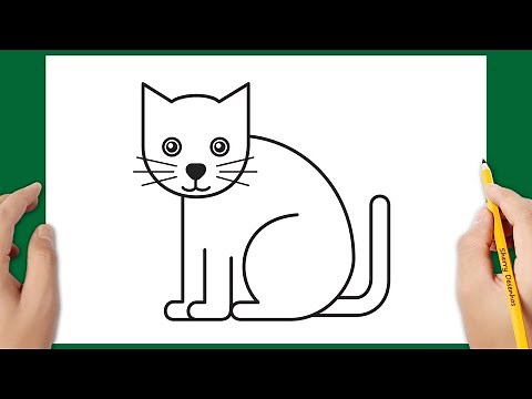 Como desenhar um gato