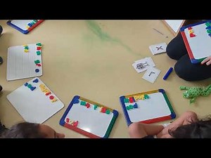 Blending with support (magnetic letters)