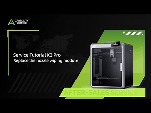 Service Tutorial K2 Pro Replace the nozzle wiping module