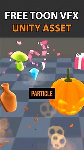 QUICKLY! FREE Toon VFX & Particles! #speedtutor #unity #gamedev