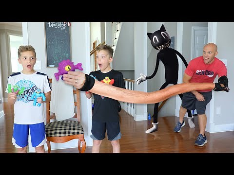 Cartoon Cat Upgrades RoboDads to be an Unstoppable Crime Fighting Team